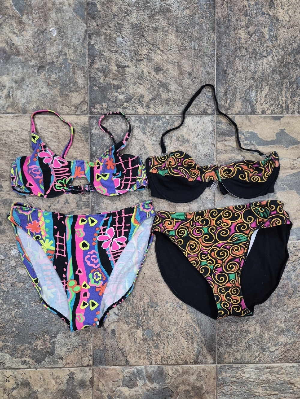 Vintage 1980s Swimsuit Bundle Center Aisle